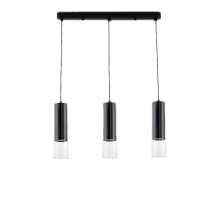 kinkiecik.pl Manacor 3 linia wisząca czarna LP-232/3L BK LIGHT PRESTIGE